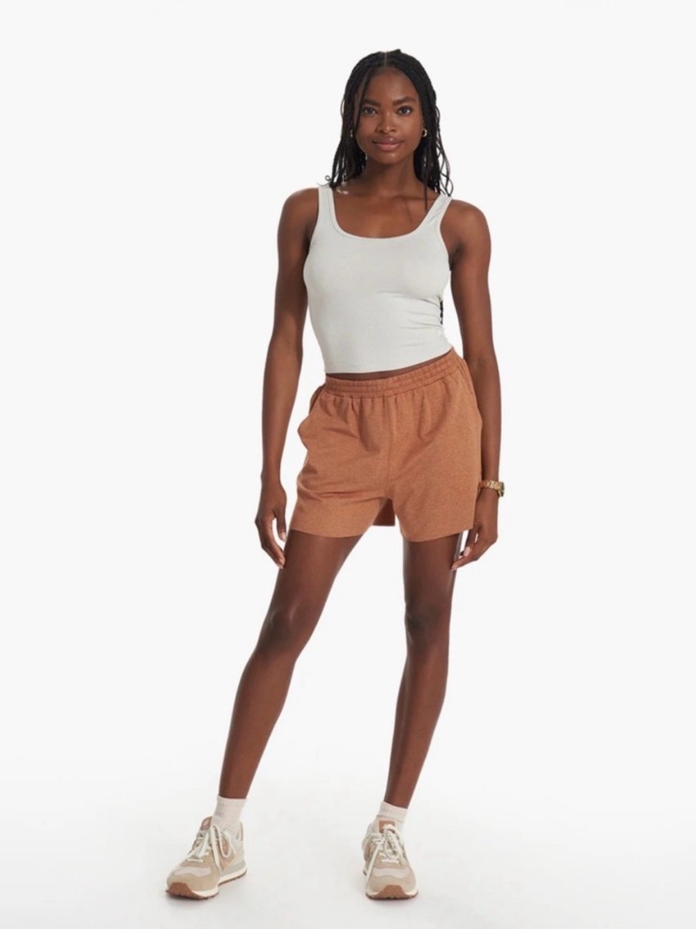 VUORI Boyfriend Short in Palo Santo Heather Size S - Picture 15 of 16